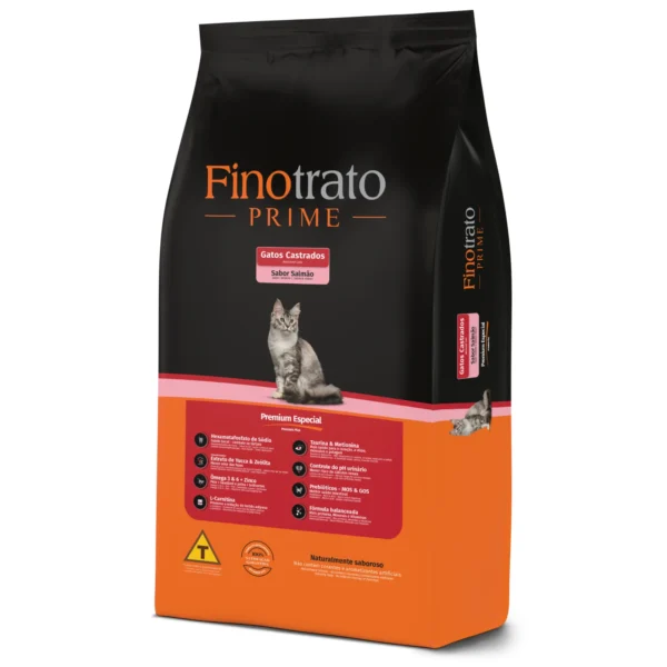 Finotrato Prime - Gatos Castrados - Sabor Salmón