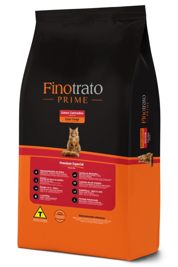 Finotrato Prime - Gatos Castrados - Sabor Pollo - 10kg