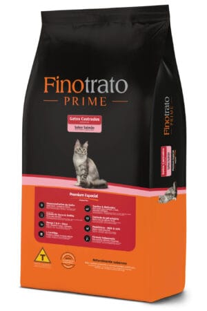 Finotrato Prime - Gatos Castrados - Sabor Salmón - 10kg