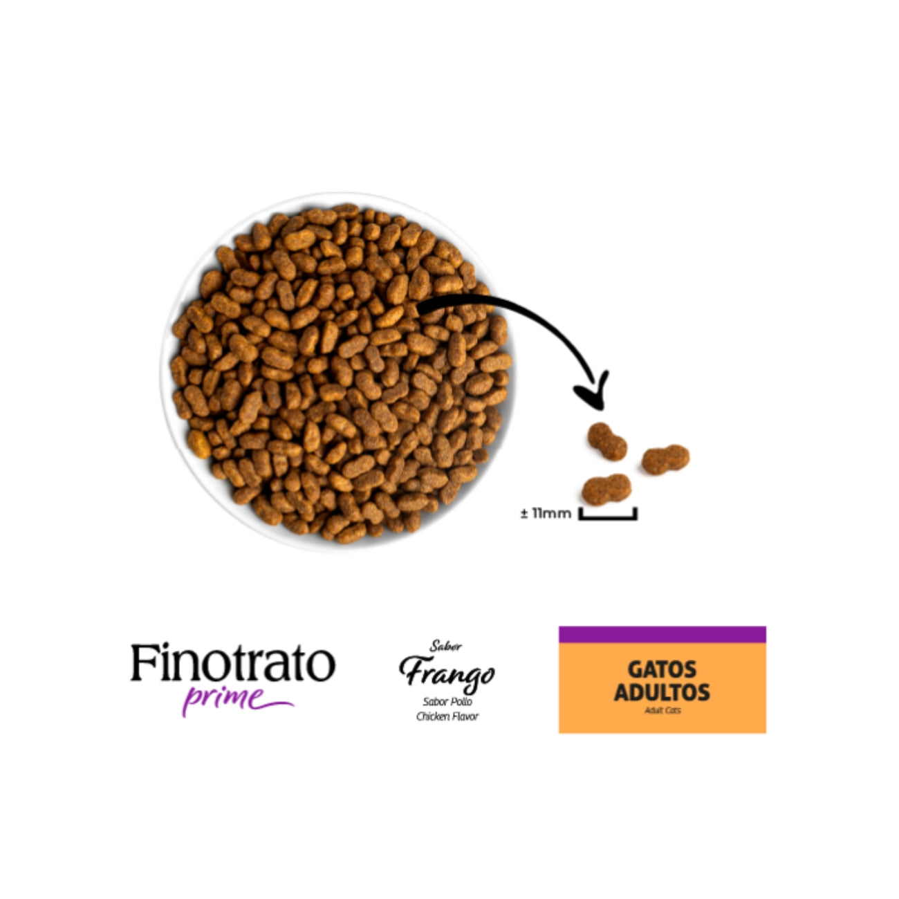 Finotrato Prime Gatos Adultos Sabor Pollo - 3kg - Imagen 2